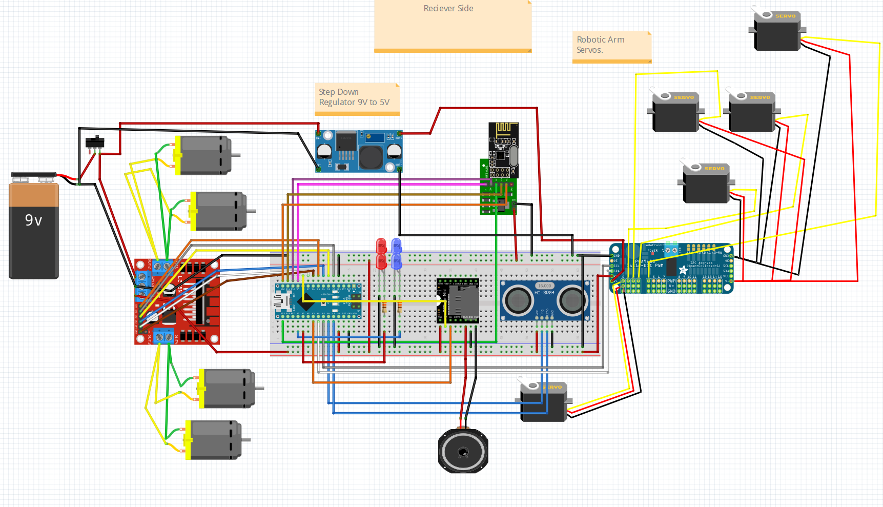 Multi-Functional Arduino-Controlled Robotic Car