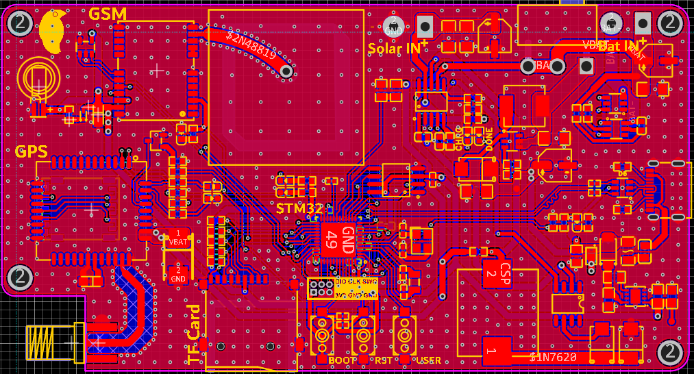 STM32 Based Self-Charged GPS Tracker