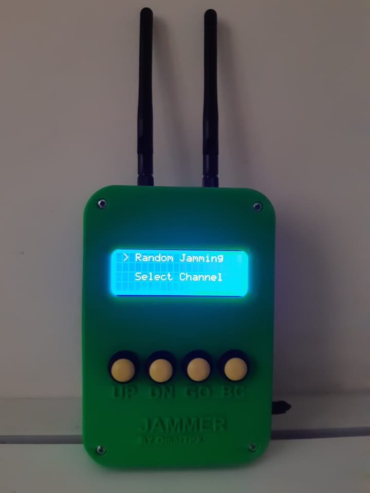 nRF24 Wifi Jammer