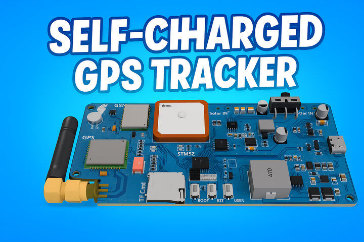 STM32 Based Self-Charged GPS Tracker